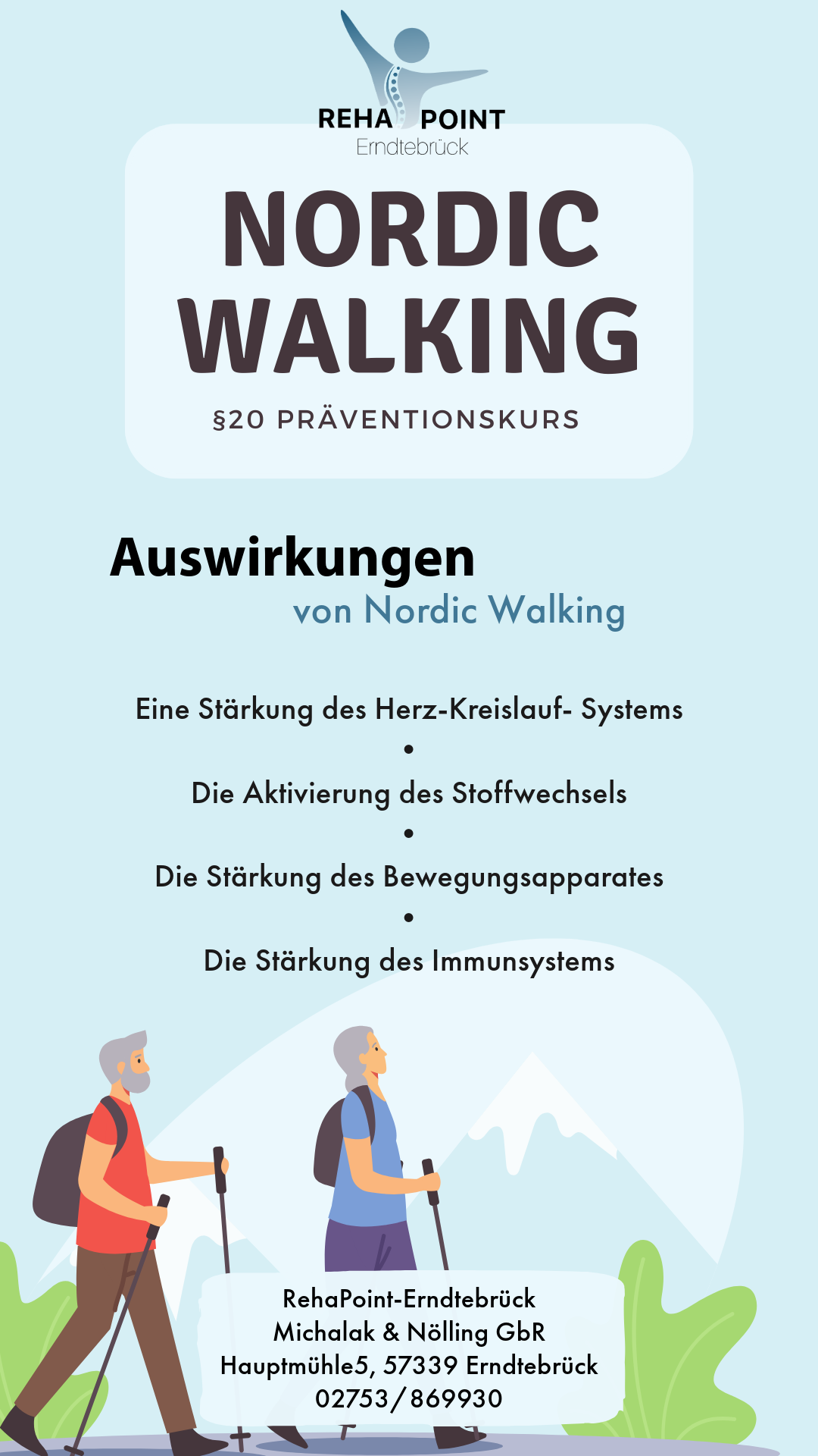 Nordic walking in Erndtebrück